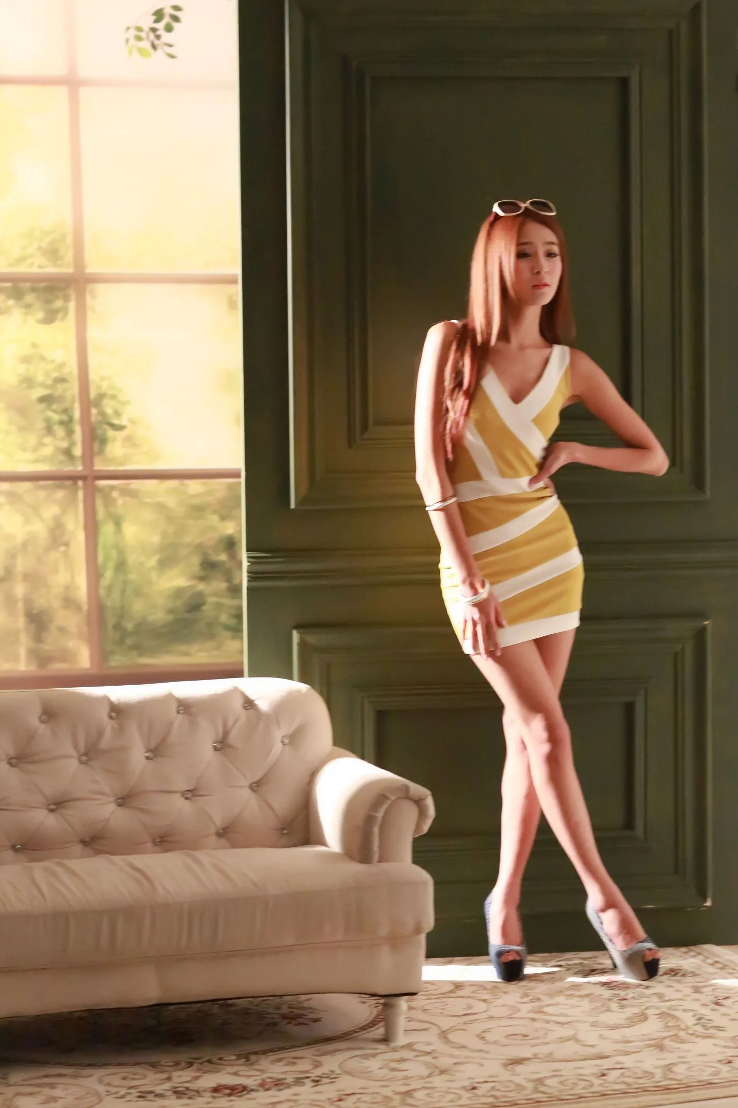 [Bộ ảnh tặng kèm Beautyleg] Người mẫu chân dài Đài Loan Winnie Xiaoxue - Buổi chụp ảnh thời trang tại Qin Er Studio - 47