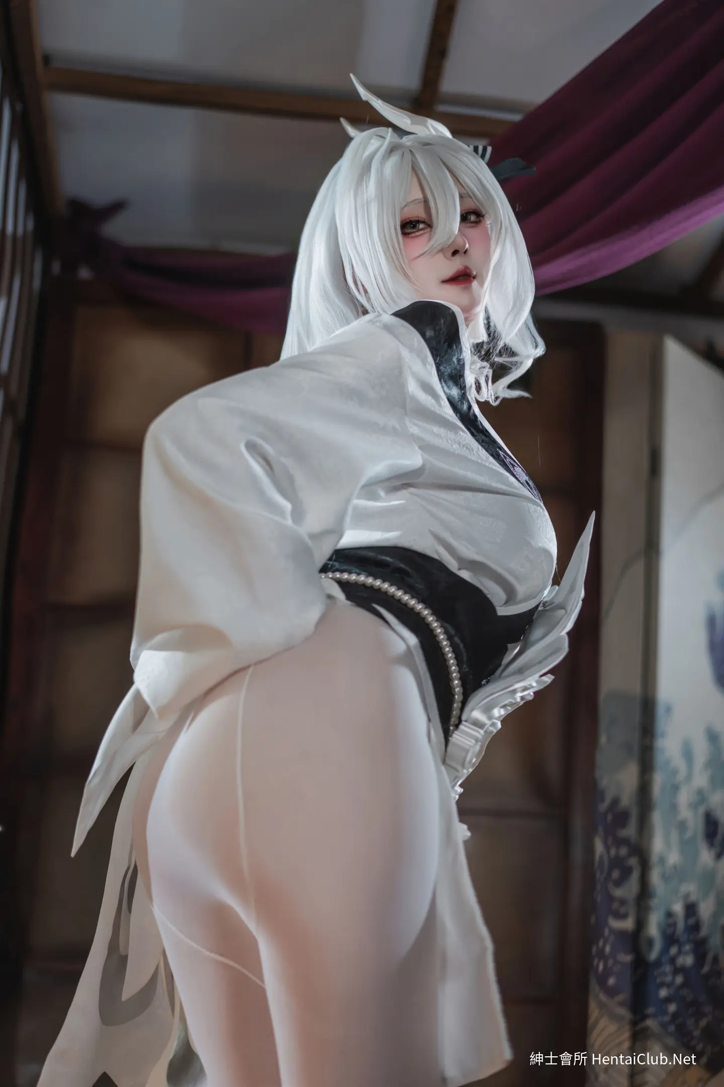 Natsuko Natsuko Blue Blue Line White Japanese Clothes - 22