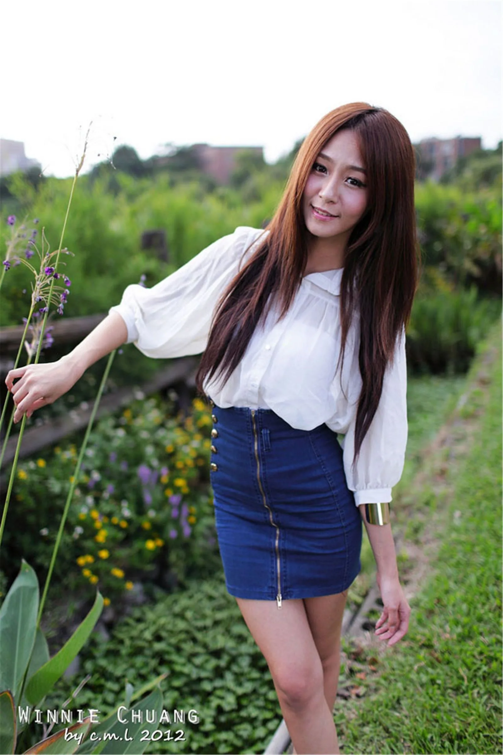 [Tập đặc biệt của Beautyleg] Winnie Xiaoxue - Hình ảnh độ phân giải cao về buổi chụp ảnh ngoại cảnh thanh lịch tại Đại học Quốc gia Đài Loan - 33